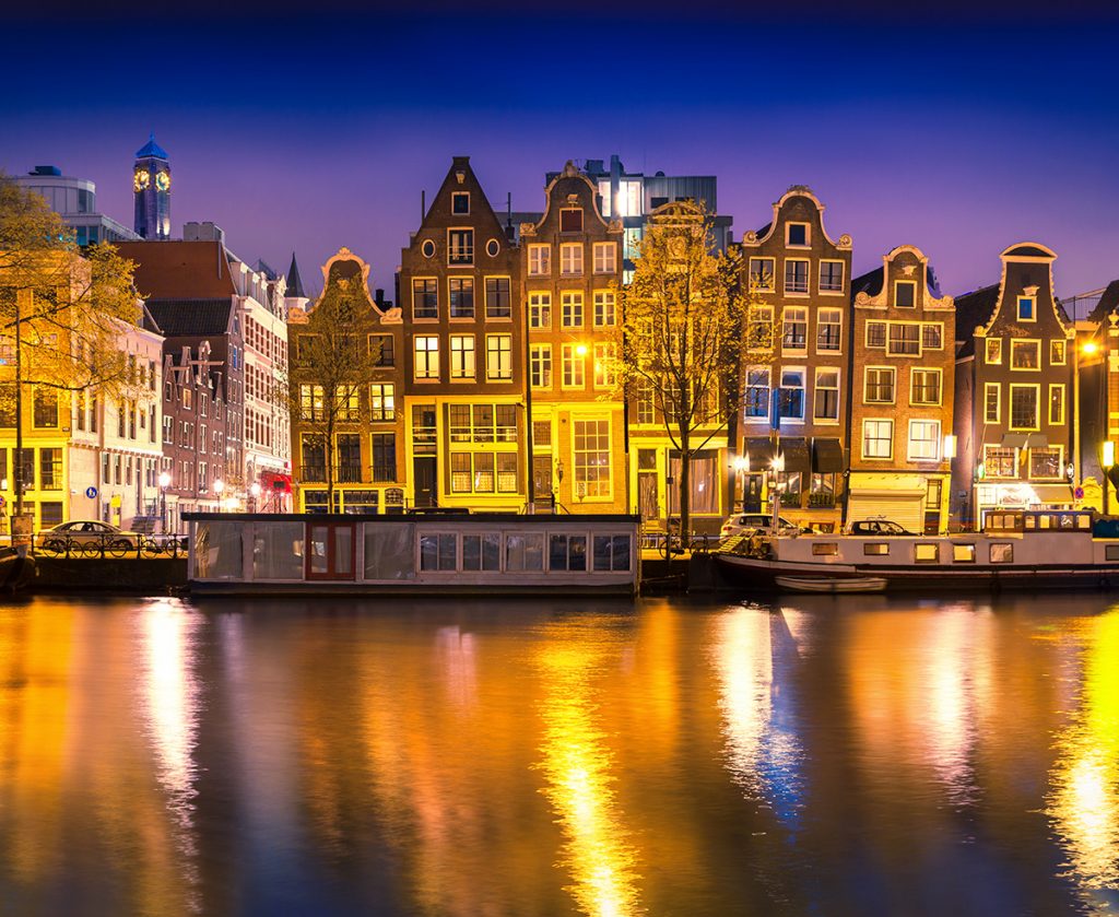 Amsterdam Night Canal