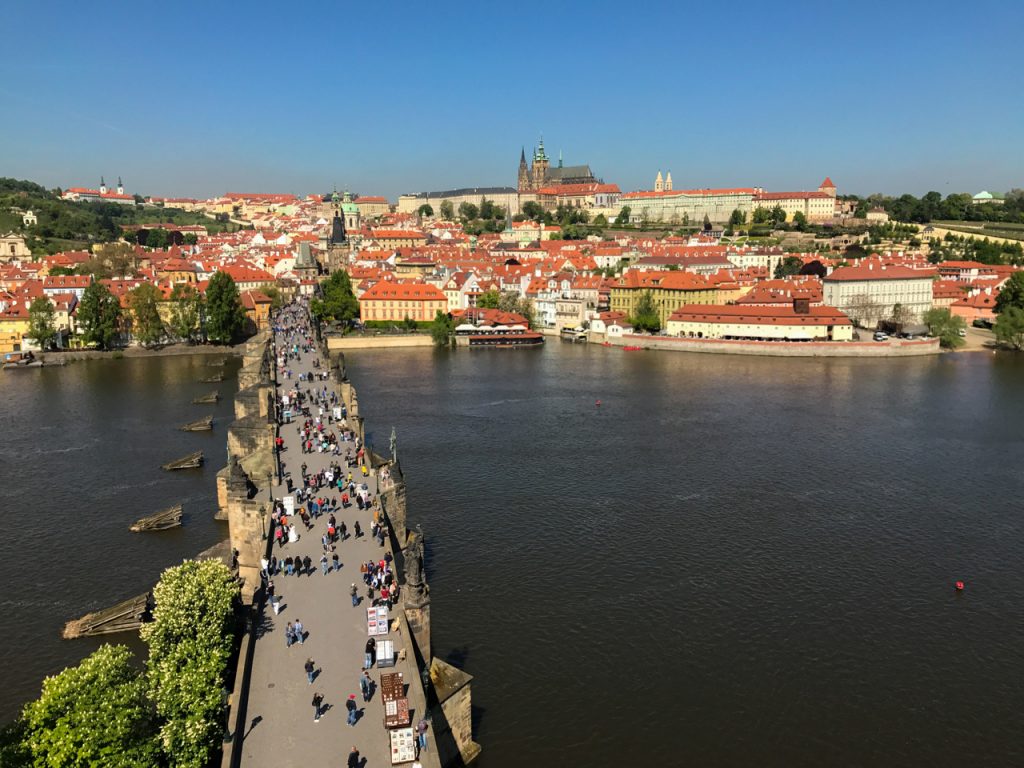 Charles Bridge from above