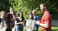 free tour group at St James's Park in london