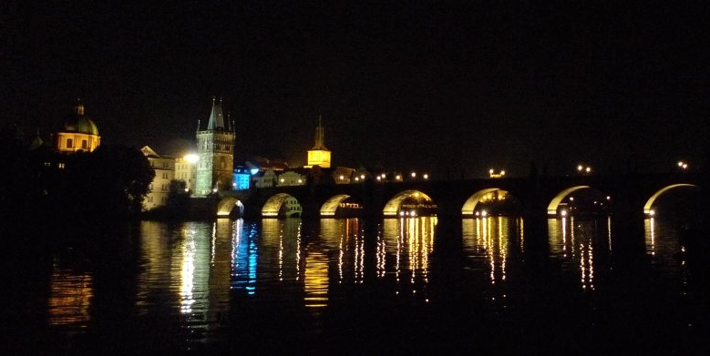 Prague Bridge Night