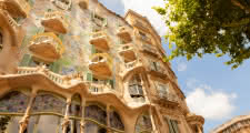 visiting casa batllo during the barcelona gaudi tour